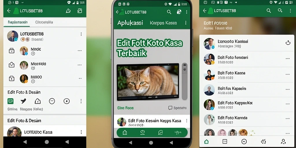 Antarmuka LOTUSBET88 dengan fitur edit foto kertas kaca yang menarik.