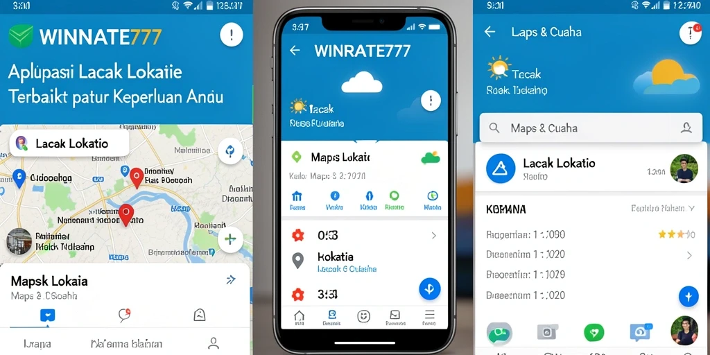 Antarmuka pengguna WINRATE777 menampilkan fitur pelacakan lokasi yang canggih.